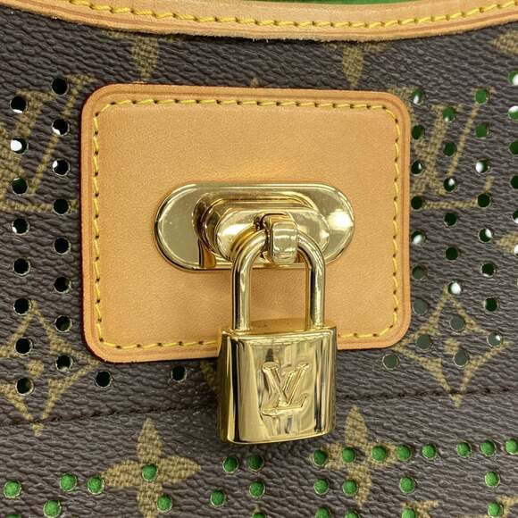 Louis Vuitton Monogram Perforated Musette Shoulder Bag M95173 Brown Vert Women's - Picture 9 of 10
